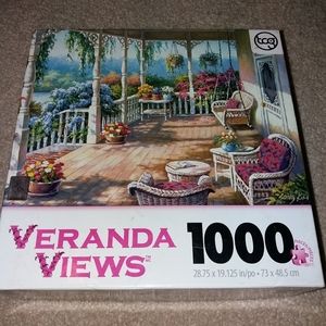 Sure-lox Puzzle 1000 Veranda View 29×19" Used All